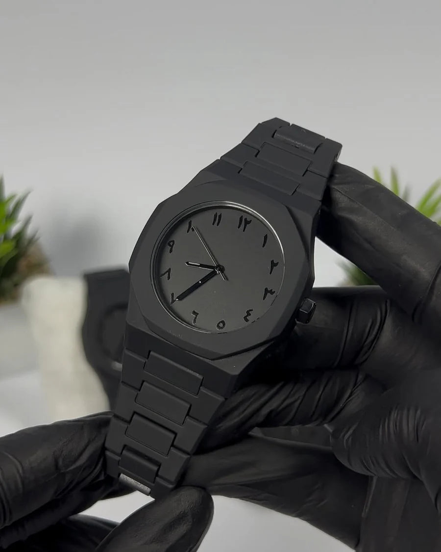 Noir Prestige – Arabic Heritage Luxury Watch High Quality