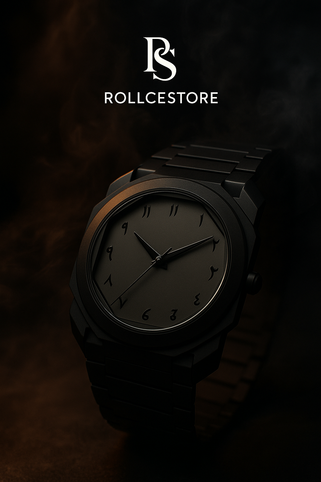Noir Prestige – Arabic Heritage Luxury Watch High Quality