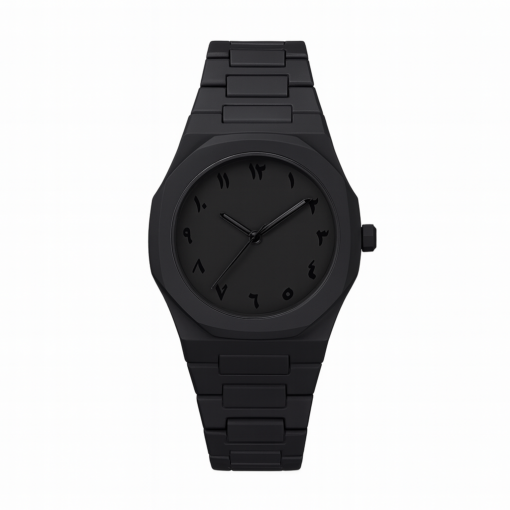 Noir Prestige – Arabic Heritage Luxury Watch High Quality