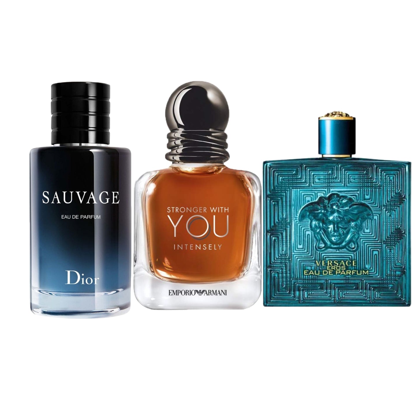 Sauvage + Versce Eros+Stronger With You Intensely