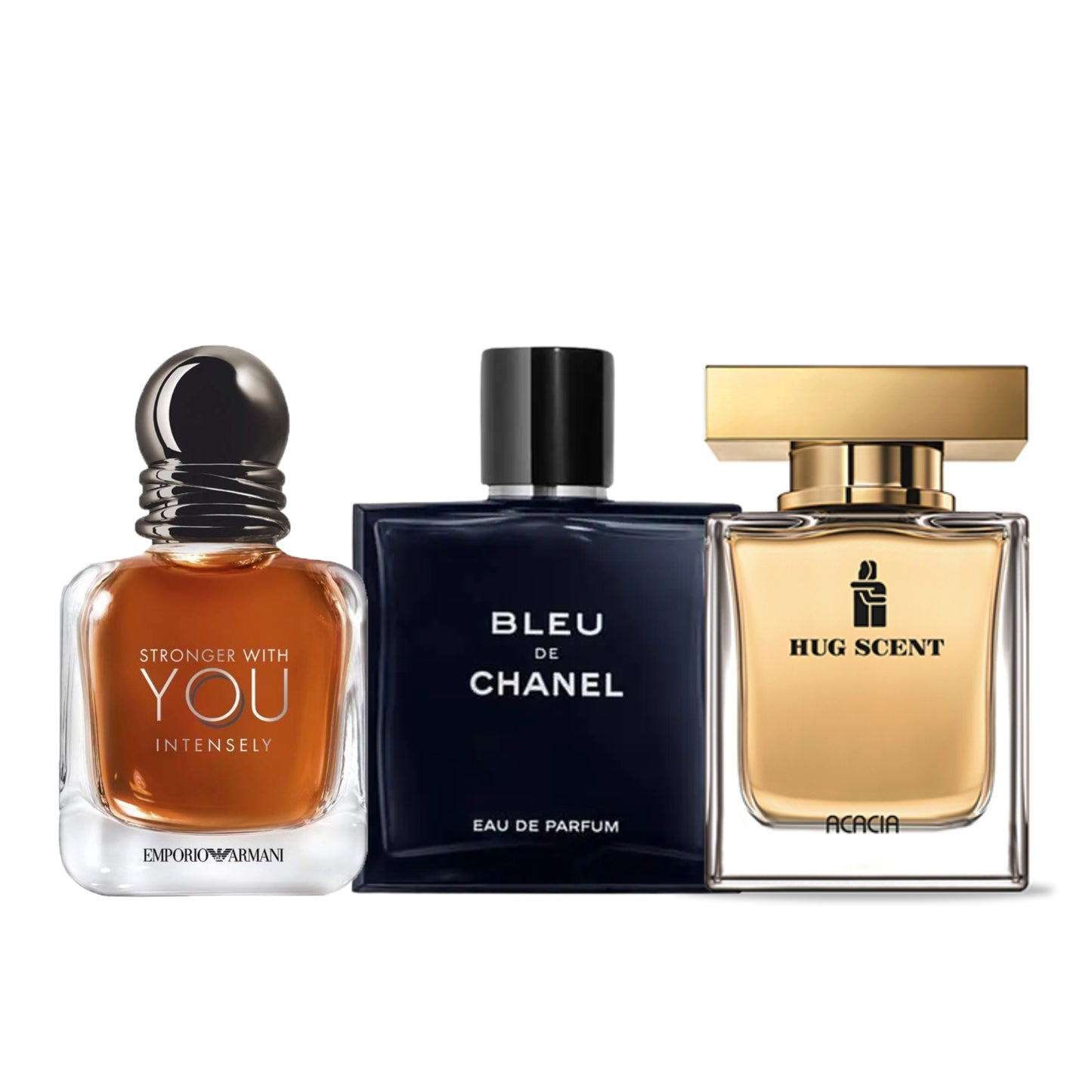 Stronger With You Intensely+Bleu De Channel+Hug Scent