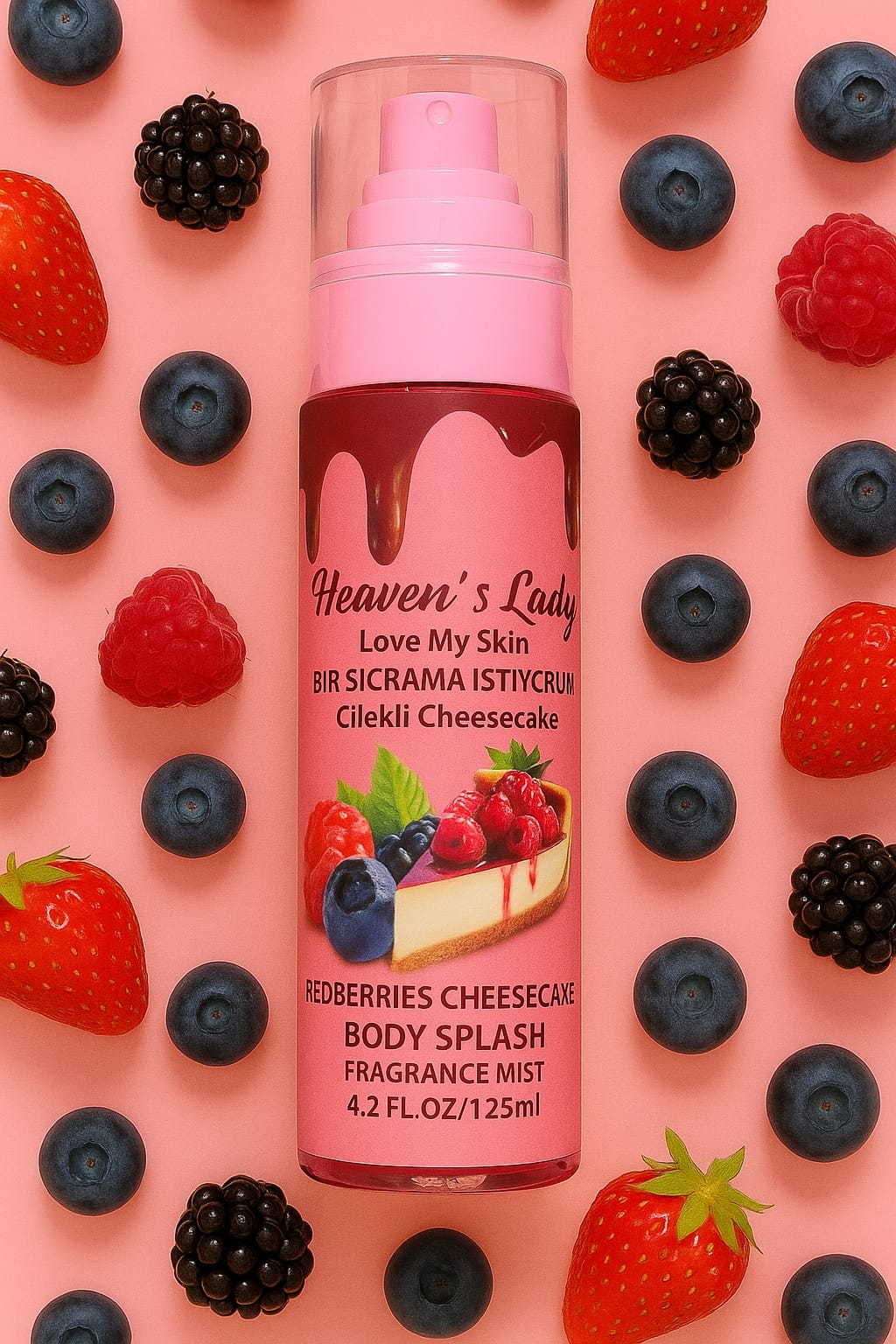 Heaven’s Lady Redberries Cheesecake Body Splash - 125ml