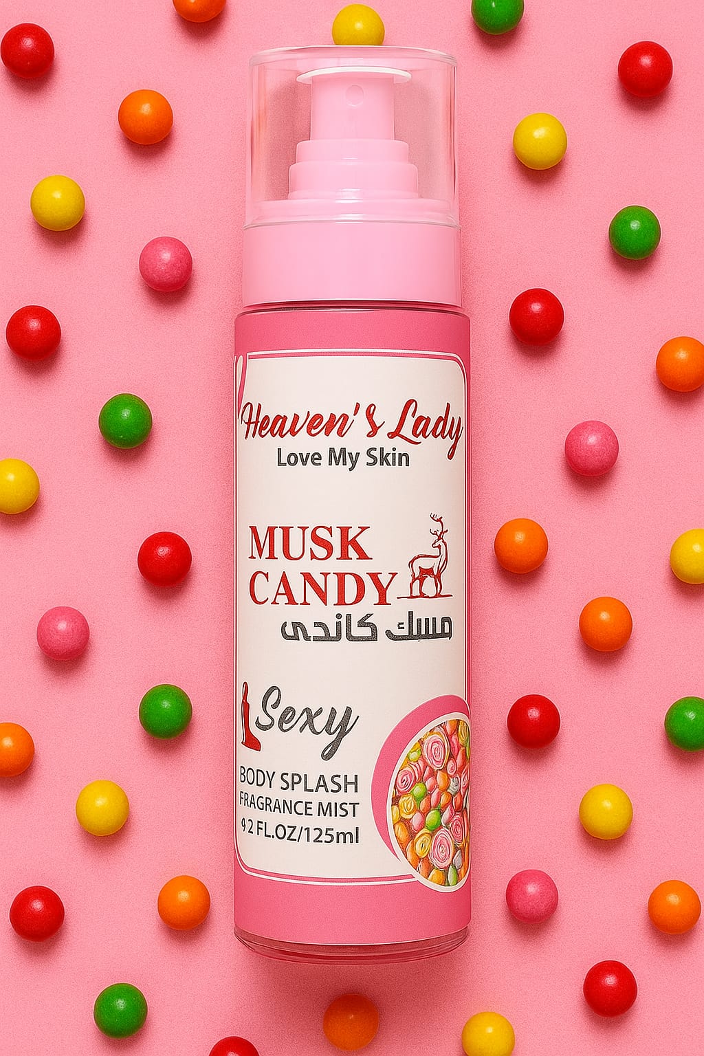 Heaven’s Lady Musk Candy Body Splash - 125ml