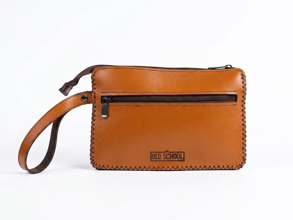 Handmade Leather Clutch Bag