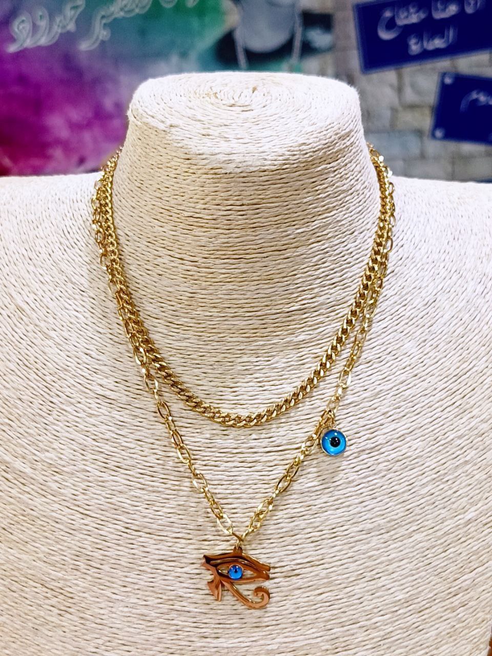 Eye of Horus Layered Necklace NCK-021