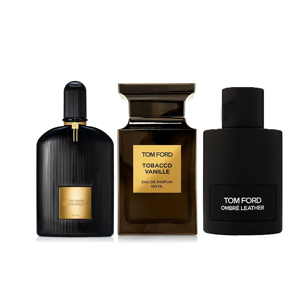 Tom Ford Black Orchid-Tom Ford Tobbaco Vanillia-Tom Ford Ombre Leather