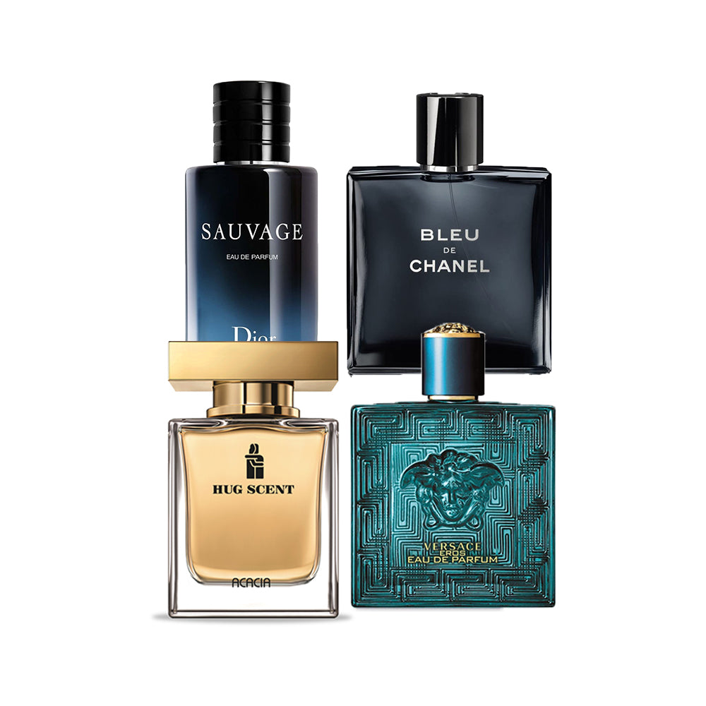 Sauvage+Blue De chanel+Hug scent+Versace Eros – Rollce Store