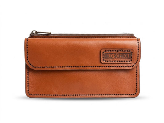 Handmade Genuine Leather Clutch & Organizer – Classic Heritage Wristlet