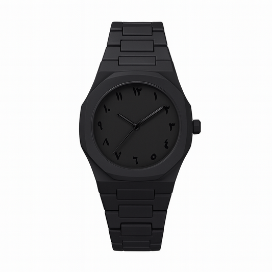 Noir Prestige – Arabic Heritage Luxury Watch High Quality