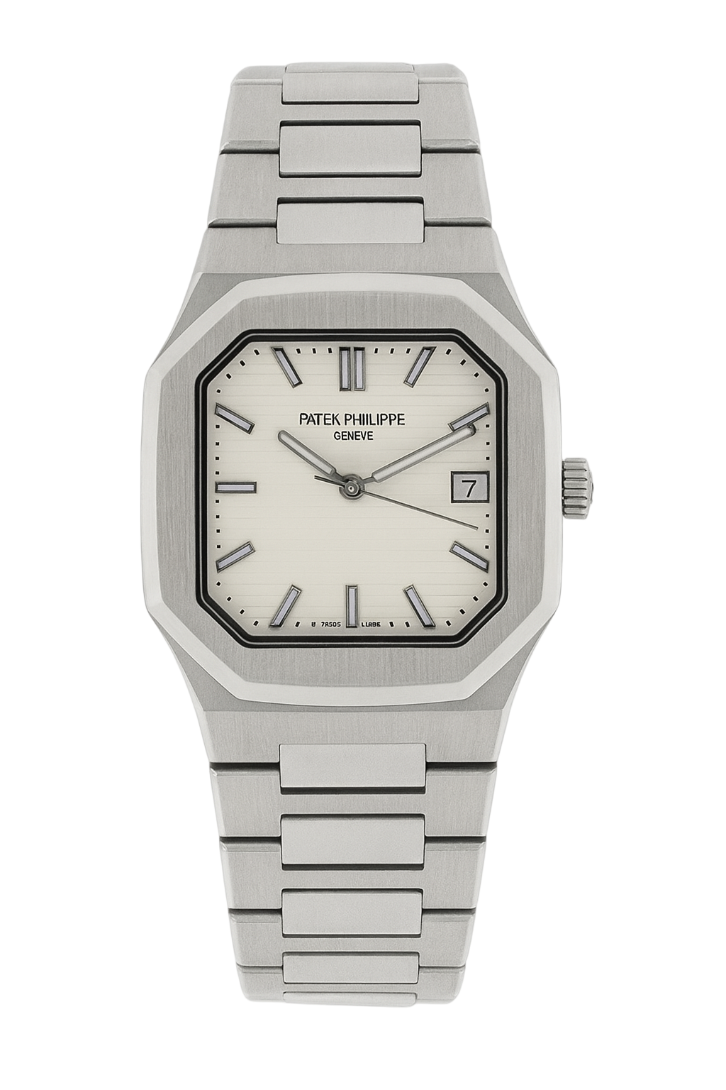 Patek Philippe Silver Dial Stainless Steel Watch