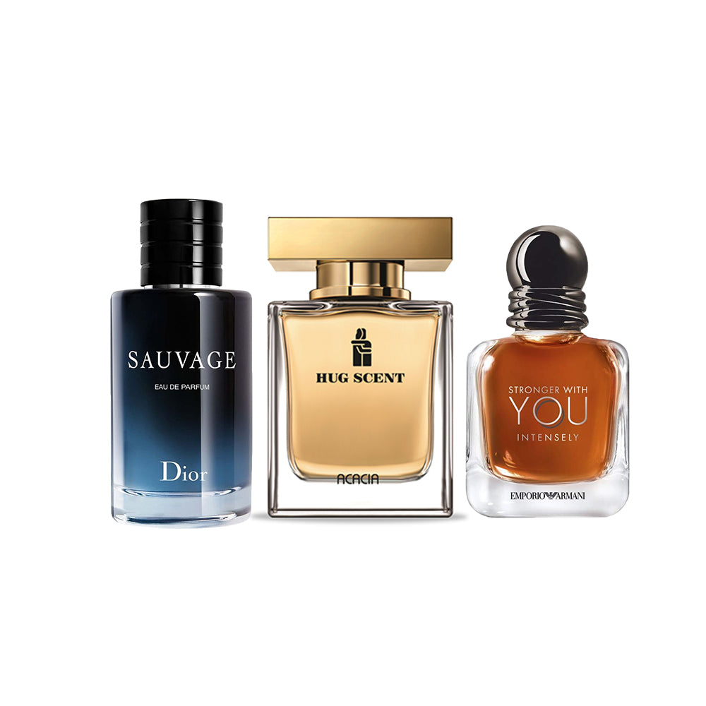 Sauvage+Hug Scent+Stronger with you Intensely