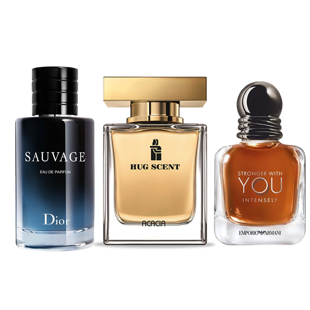 Sauvage+Hug Scent+Stronger with you Intensely