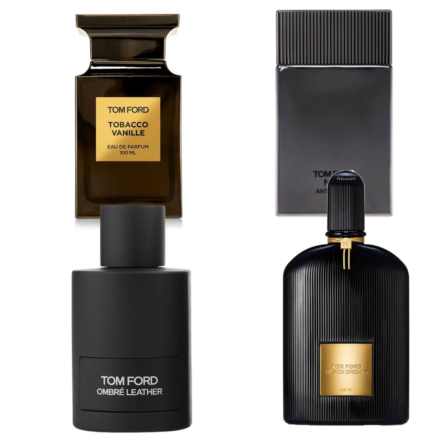 Tom Ford Tobbaco Vanillia+Tom Ford Ombre Leather+Tom Ford Black orchid+Tom ford Noir