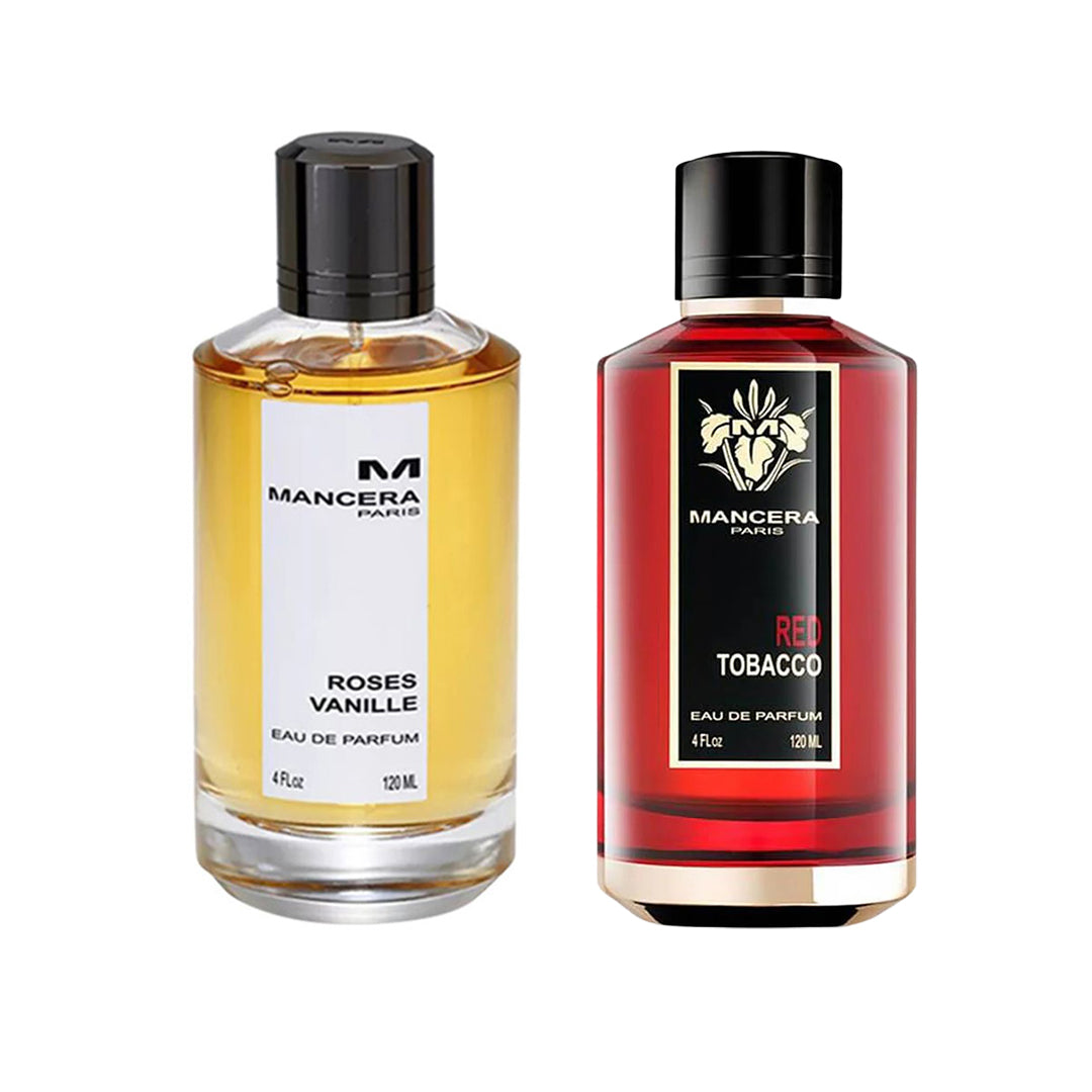 Mancera Rose Vanillia+Mancera Red Tobbaco