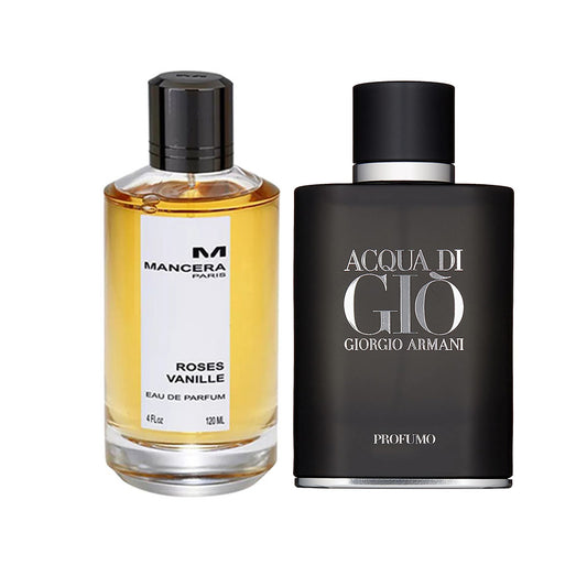 Mancera Rose Vanillia+Acqua di Gio Prufomo